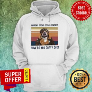 Alternative view of Whisky Oscar Oscar Foxtrot How Do You Copy Over Vintage Retro Shirt