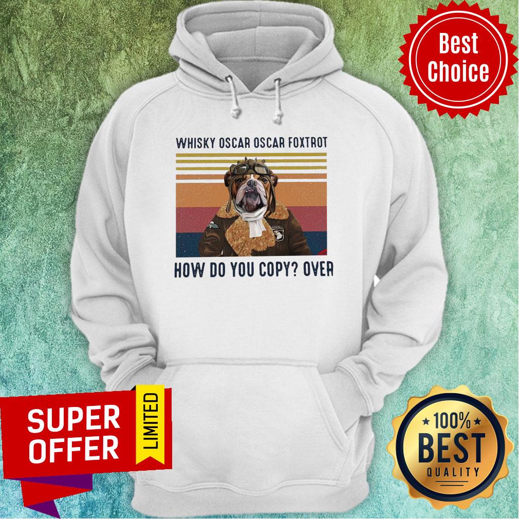 Whisky Oscar Oscar Foxtrot How Do You Copy Over Vintage Retro Shirt - Image 2