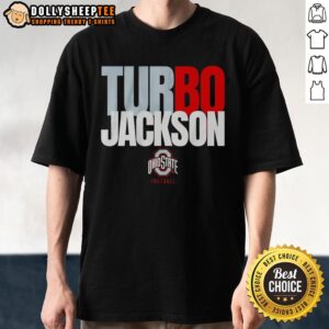 Premium Ohio State Buckeyes Football Bo Jackson Turbo T-Shirt