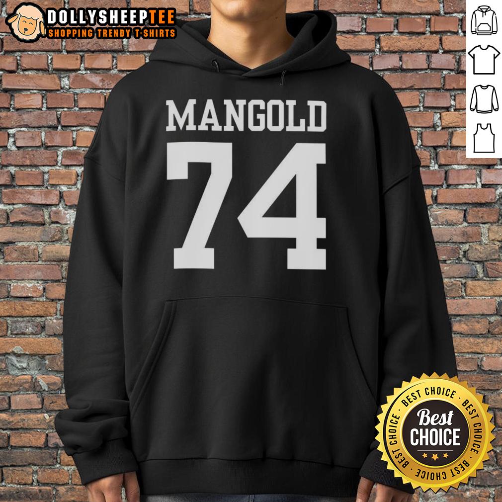 Nice New York Jets Nick Mangold 74 T-Shirt - Image 2