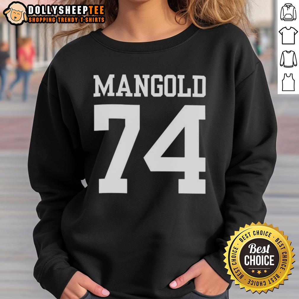 Nice New York Jets Nick Mangold 74 T-Shirt - Image 5