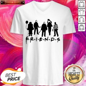 Alternative view of Important Friends Horror Character Halloween Shirt