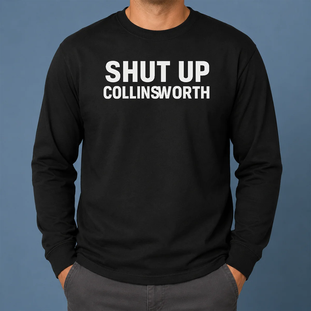 Nice Shut Up Collinsworth NFL Football Broadcaster Shirt - Image 6