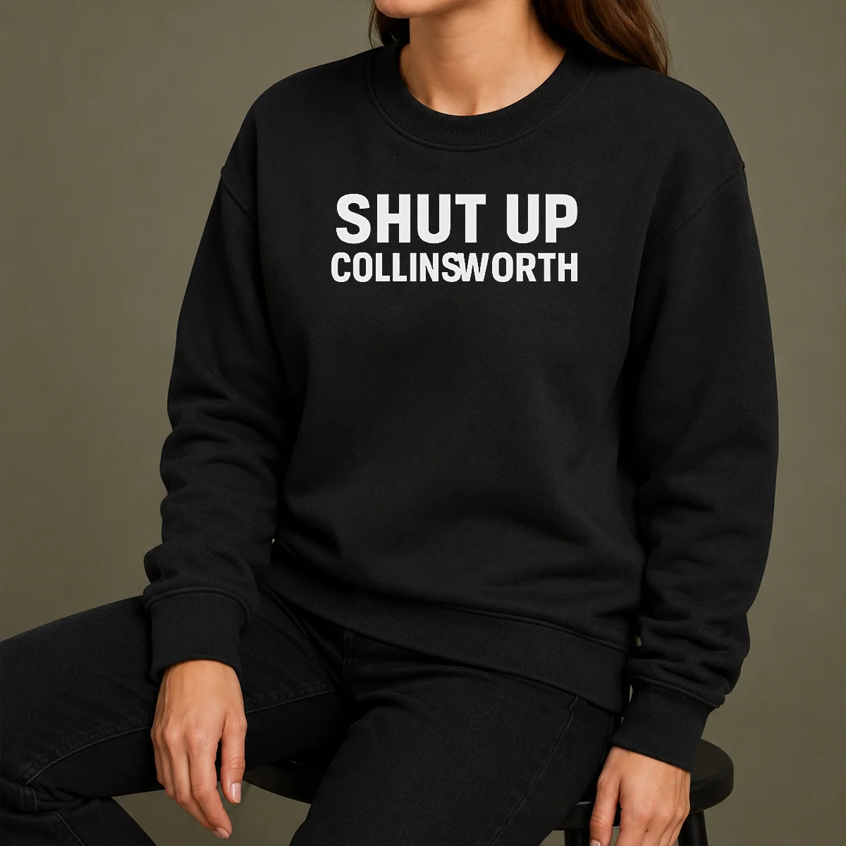 Nice Shut Up Collinsworth NFL Football Broadcaster Shirt - Image 7