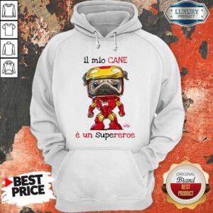 Alternative view of Premuim Pug il mio CANE è un Supereroe Shirt