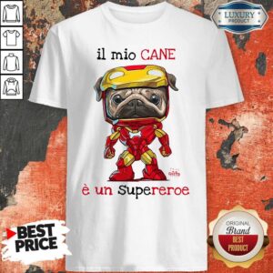 Premuim Pug il mio CANE è un Supereroe Shirt