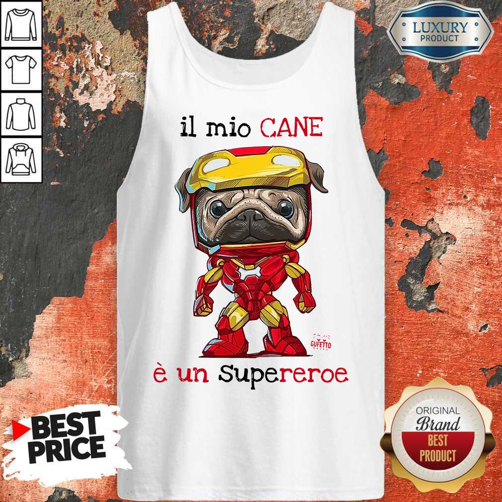 Premuim Pug il mio CANE è un Supereroe Shirt - Image 5
