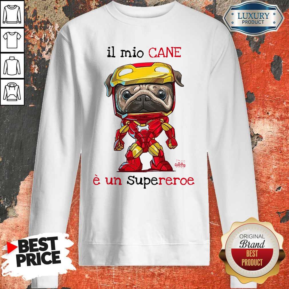 Premuim Pug il mio CANE è un Supereroe Shirt - Image 3
