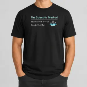 Pretty Hot The Scientific Method Step 1 F Around Step 2 Find Out Shirt