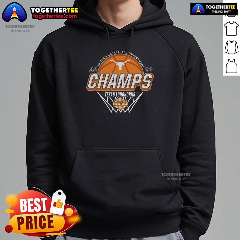 Hot Texas Longhorns Blue 84 2026 SEC Women's Basketball Tournament Champions Locker Room T-Shirt - Image 2