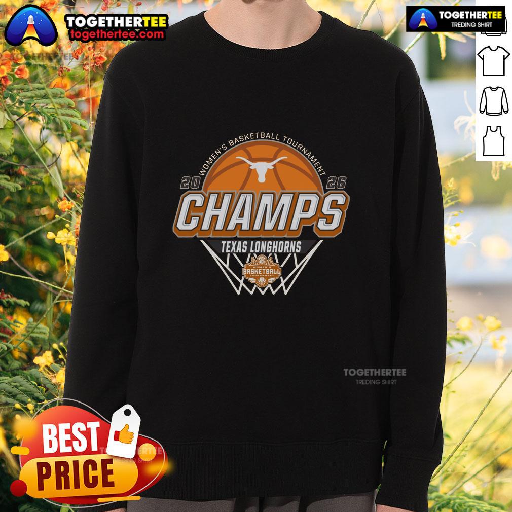 Hot Texas Longhorns Blue 84 2026 SEC Women's Basketball Tournament Champions Locker Room T-Shirt - Image 5