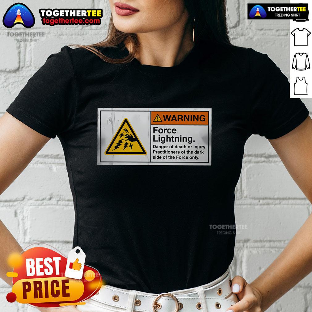 Premium Caution Force Lightning T-Shirt - Image 3