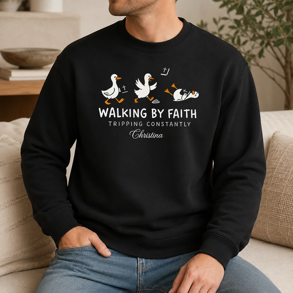 Official Walking By Faith Tripping Constantly Shirt - Image 7
