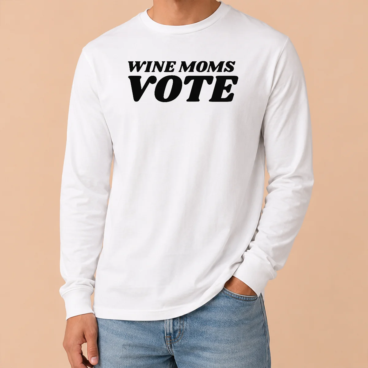 Funny Wine Moms Vote Shirt - Image 6
