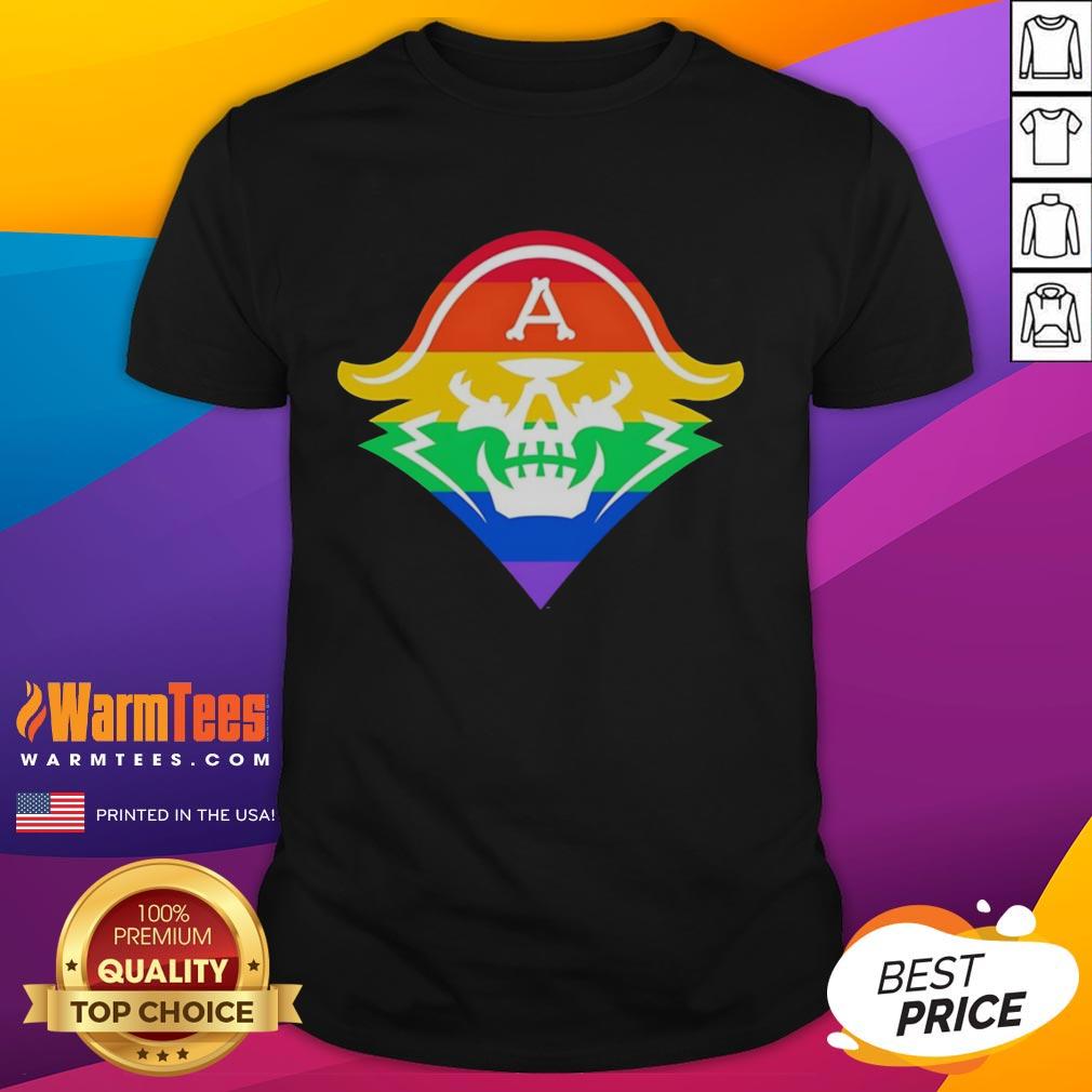 Official Skull Milwaukee Admirals Pride T-Shirt