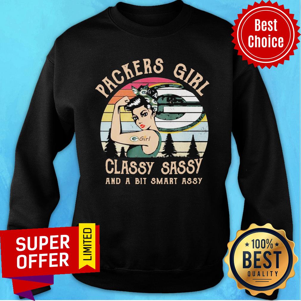 Green Bay Packers Classy Sassy And A Bit Smart Assy Eye Shirt - Image 4
