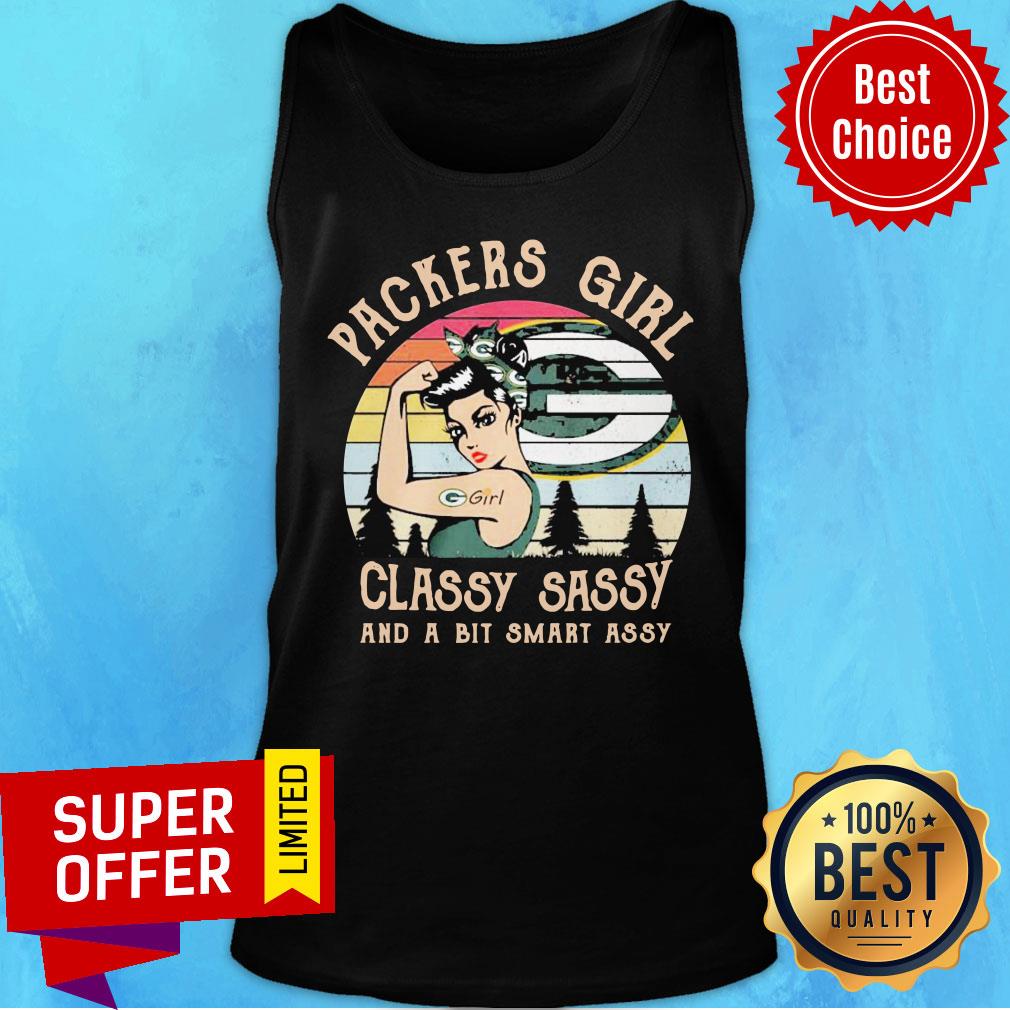 Green Bay Packers Classy Sassy And A Bit Smart Assy Eye Shirt - Image 3