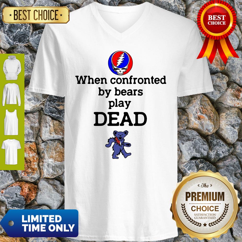 Good Grateful Dead When Confronted By Bears Play Dead Shirt - Image 5