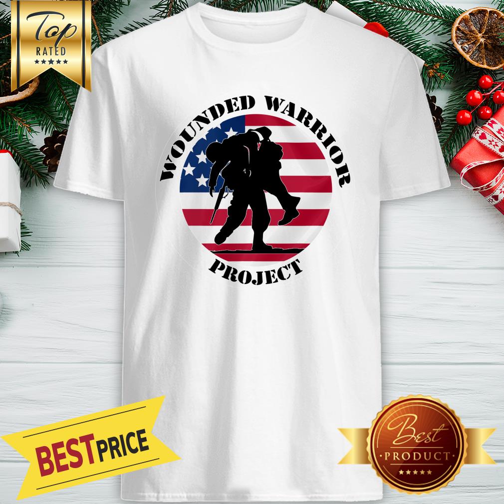 Wounded Warrior Project American USA Flag Shirt