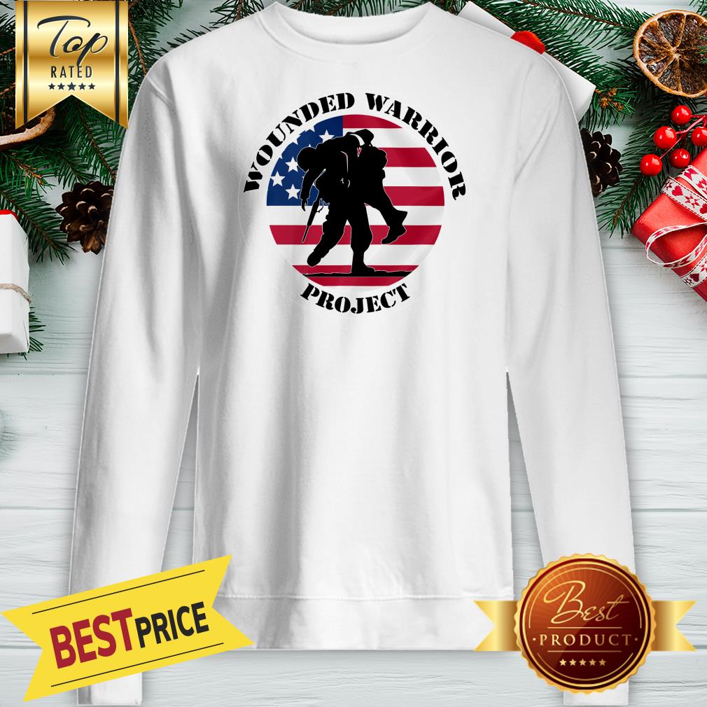 Wounded Warrior Project American USA Flag Shirt - Image 4