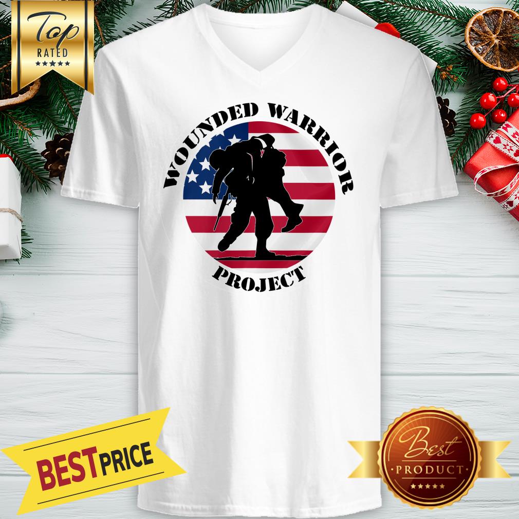 Wounded Warrior Project American USA Flag Shirt - Image 2