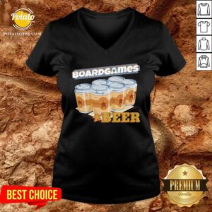 Alternative view of Board Games Beer Shirt