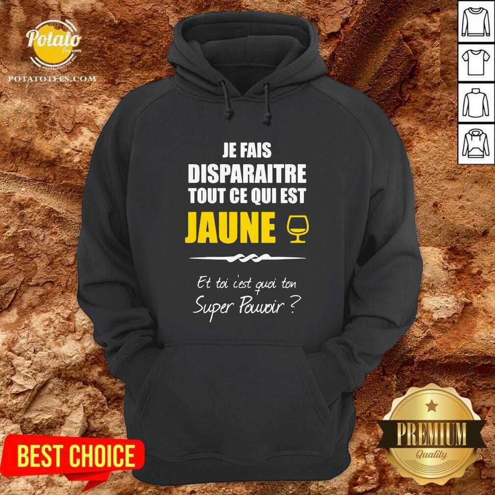 Je Fais Disparaitre Tout Ce Qui Est Jaune Shirt - Image 5