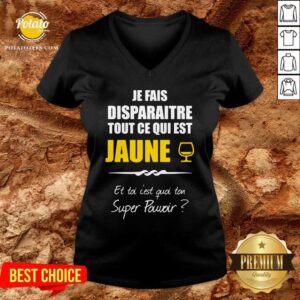 Alternative view of Je Fais Disparaitre Tout Ce Qui Est Jaune Shirt