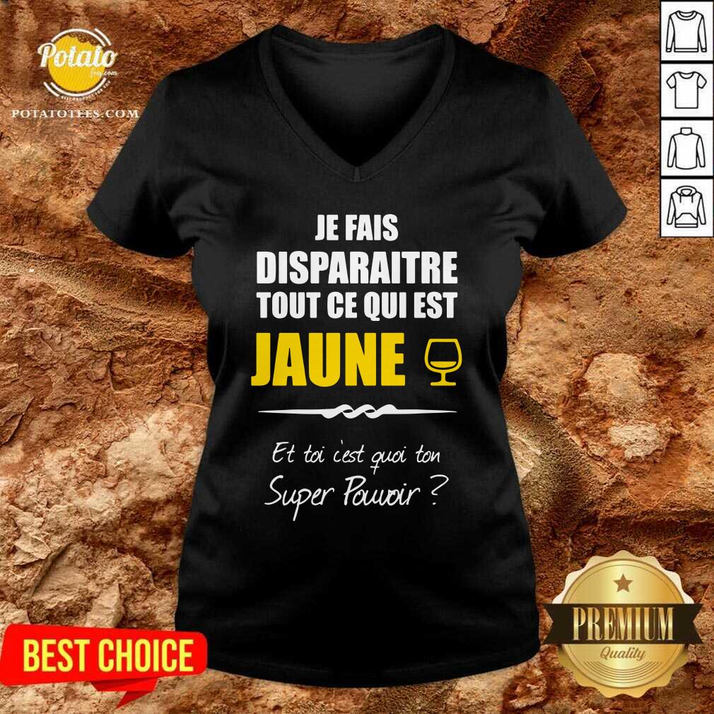 Je Fais Disparaitre Tout Ce Qui Est Jaune Shirt - Image 2