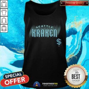 Alternative view of Seattle Kraken Big & Tall Wordmark T-Shirt