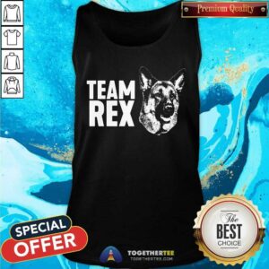 Alternative view of Team Rex German Shepherd T-shirt