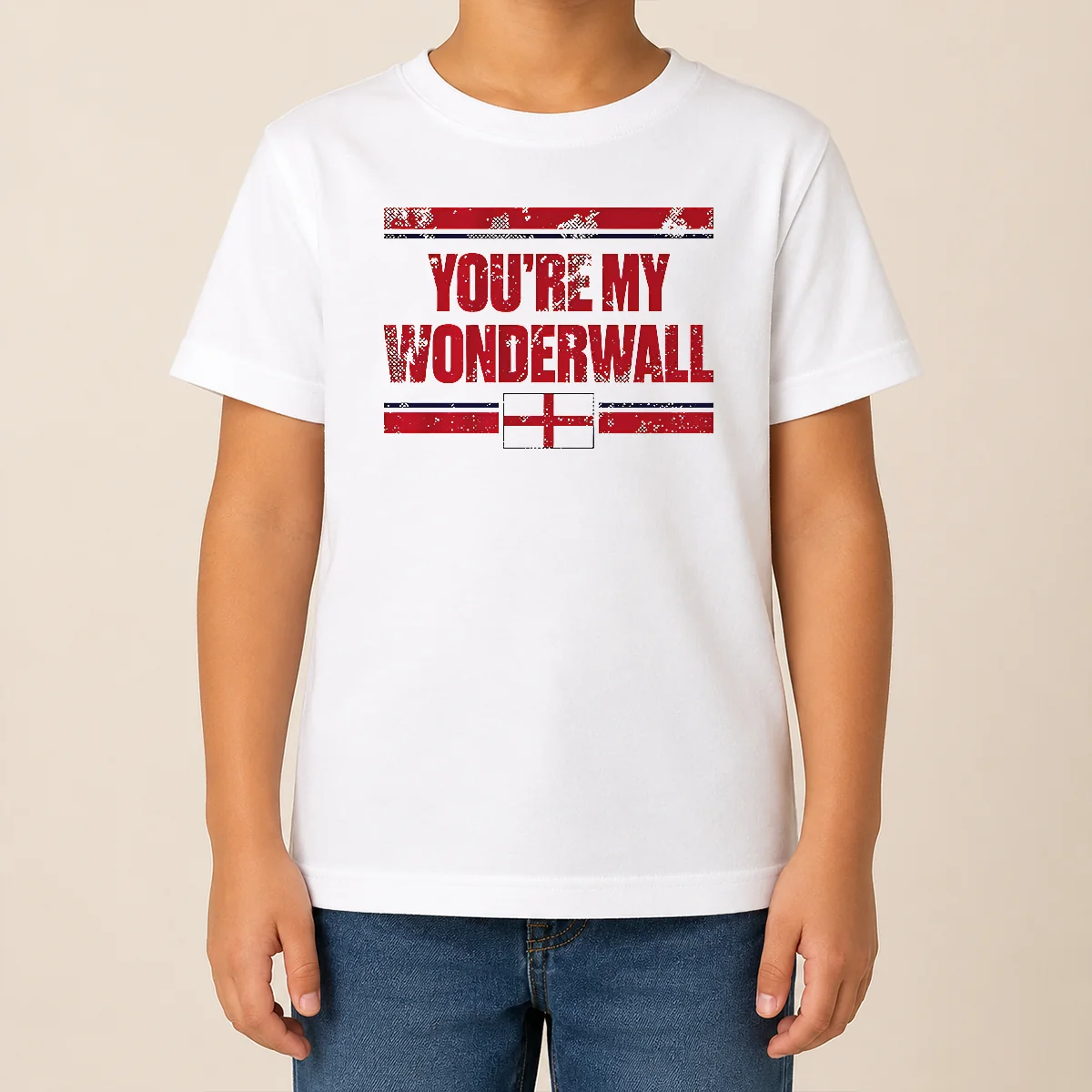 Funny You're My Wonderwall England Flag Oasis Shirt - Image 9