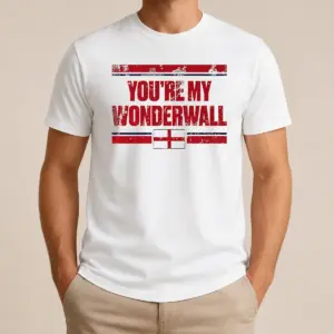 Funny You're My Wonderwall England Flag Oasis Shirt