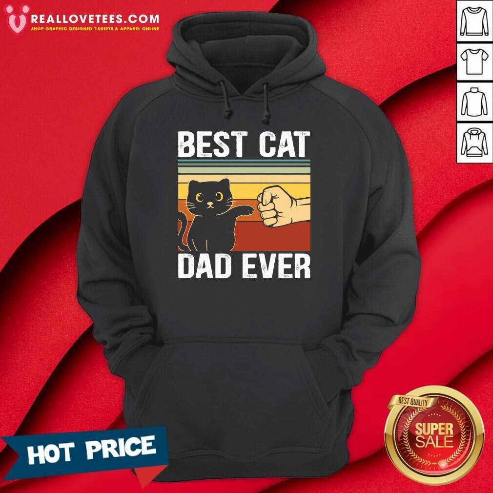 Best Cat Dad Ever Vintage Shirt - Image 5