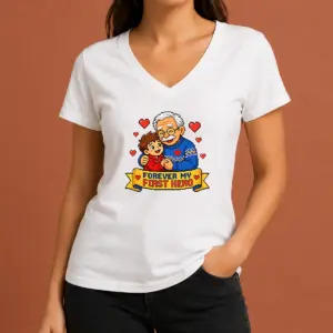 Alternative view of Perfect Pretty Grandparents Day Pixel Forever My First Hero Shirt