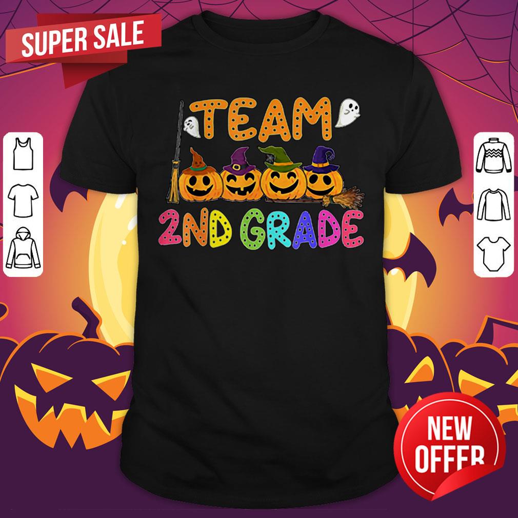 Top Halloween Team 2nd Second Grade Costumes For Student Shirt