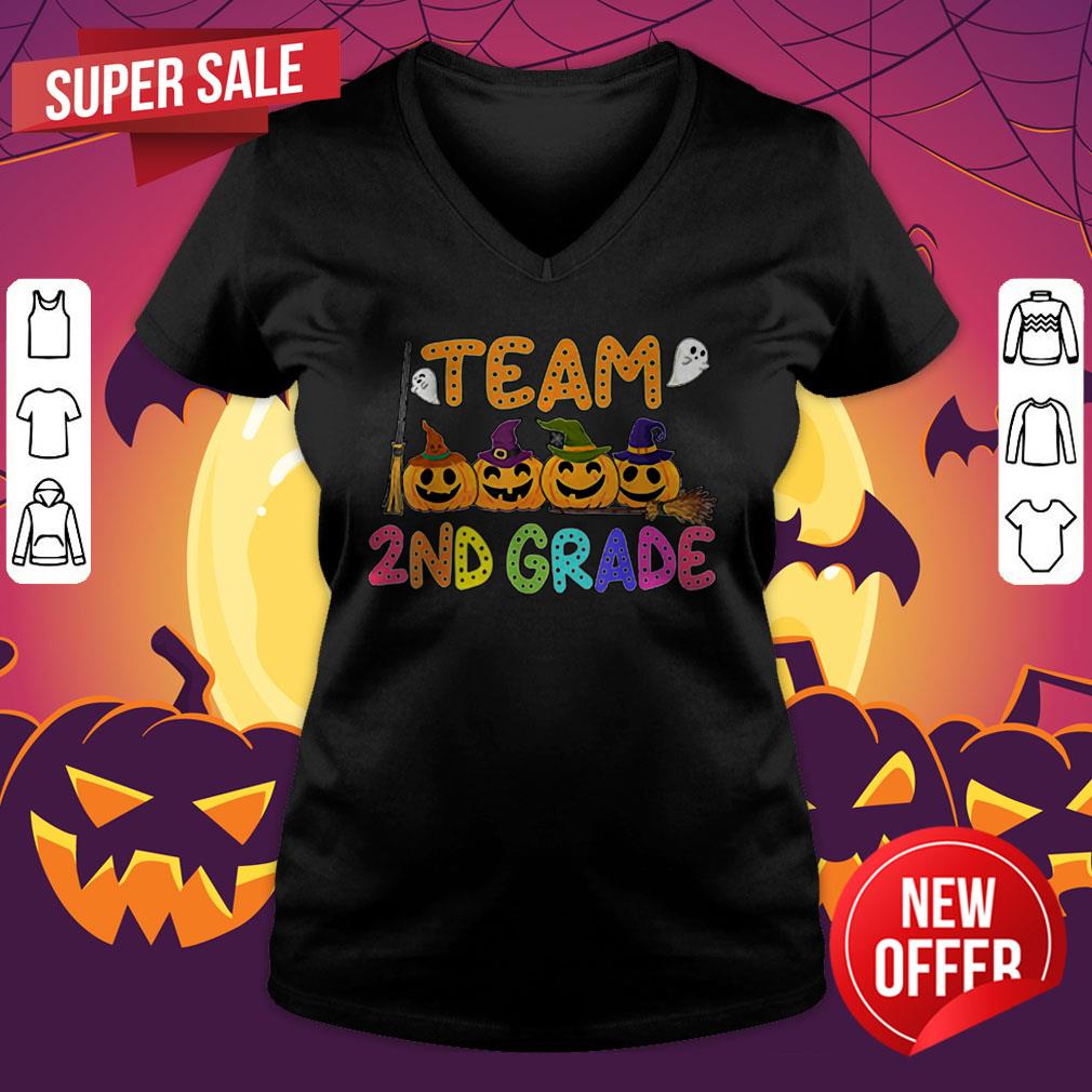 Top Halloween Team 2nd Second Grade Costumes For Student Shirt - Image 4