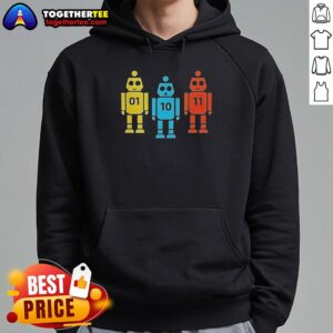 Alternative view of Awesome Christian Hubicki 01 10 11 Robot T-Shirt
