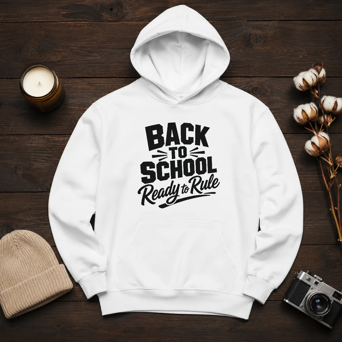 Top Back To School Ready To Rule Silhouette T-Shirt - Image 6