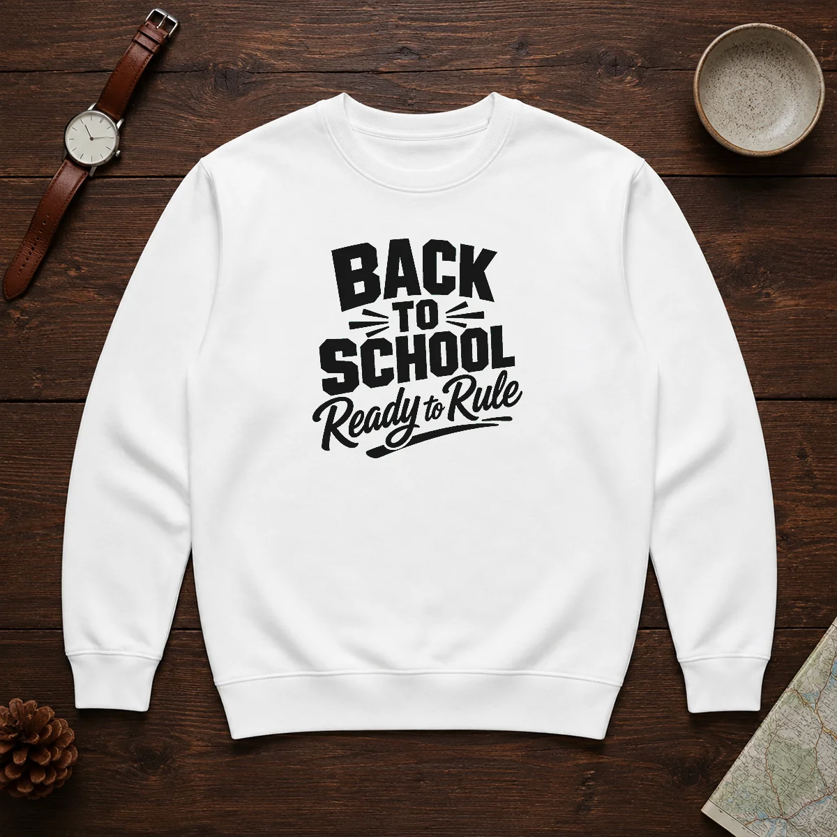 Top Back To School Ready To Rule Silhouette T-Shirt - Image 7