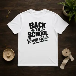 Top Back To School Ready To Rule Silhouette T-Shirt