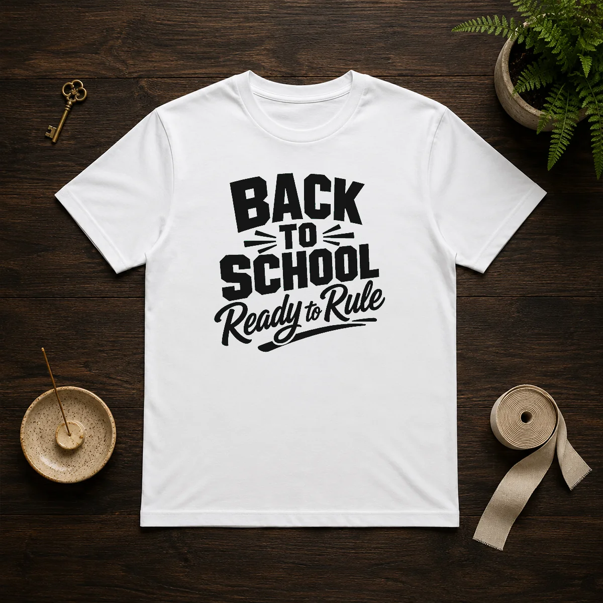 Top Back To School Ready To Rule Silhouette T-Shirt