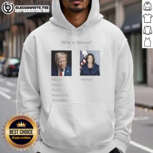 Alternative view of Pretty Who Is Worse Donald Trump And Kamala Harris T-Shirt