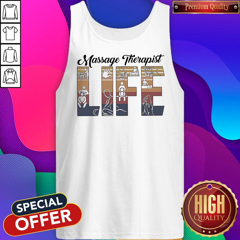 Perfect Massage Therapist Life Vintage Shirt - Image 4