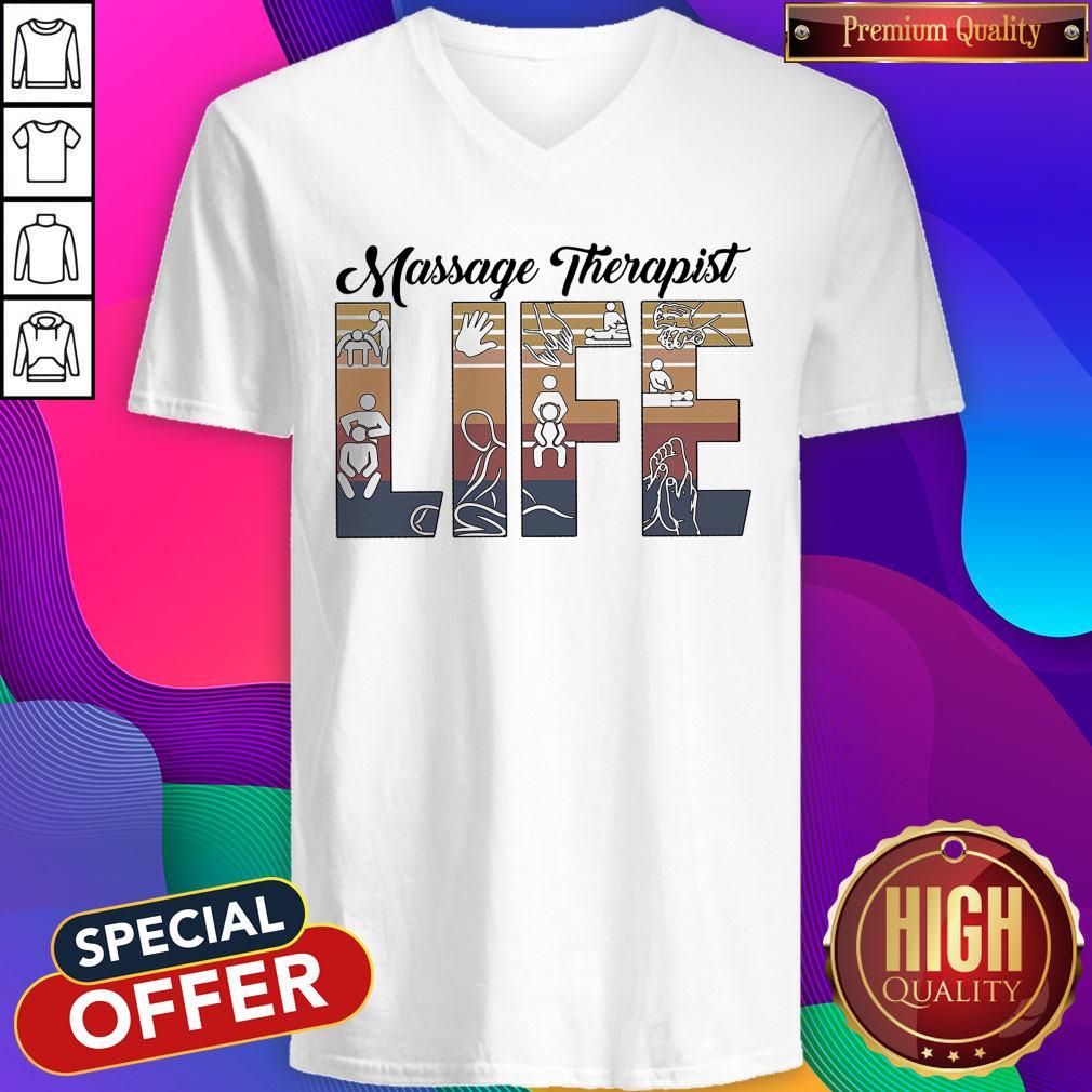 Perfect Massage Therapist Life Vintage Shirt - Image 3