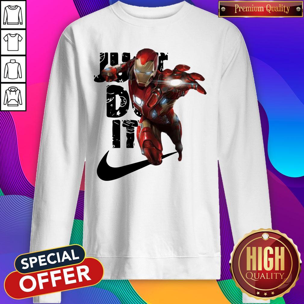 Premium Nike Iron Man Just Do It Shirt - Image 5
