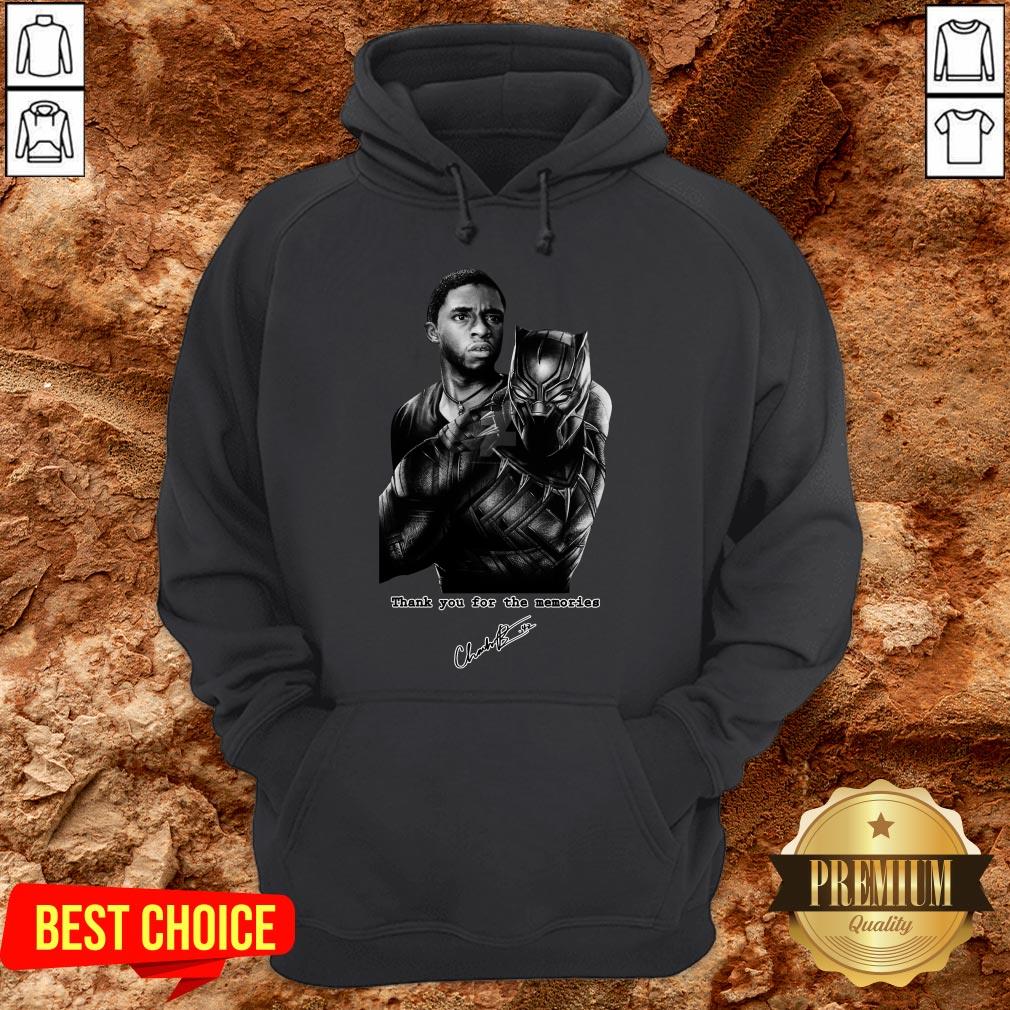 Chadwick Boseman The Black Panther Marvel Film Star Thank You For The Memories Shirt - Image 5