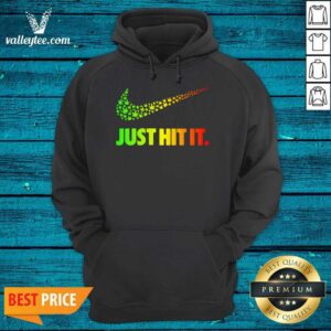 Alternative view of Funny Nightmare Before Coffee Shirt420 Weed Nike Just Hit It Shirt