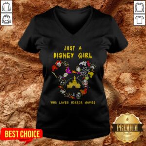 Alternative view of Good Just A Disney Girl Who Loves Horror Movies Shirt