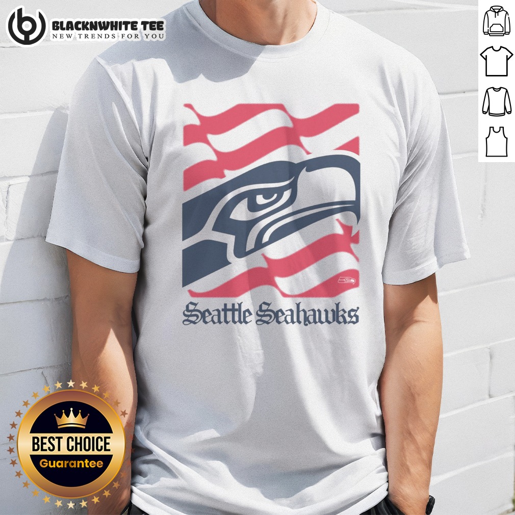 Pretty Seattle Seahawks American Heritage Wordmark Shirt